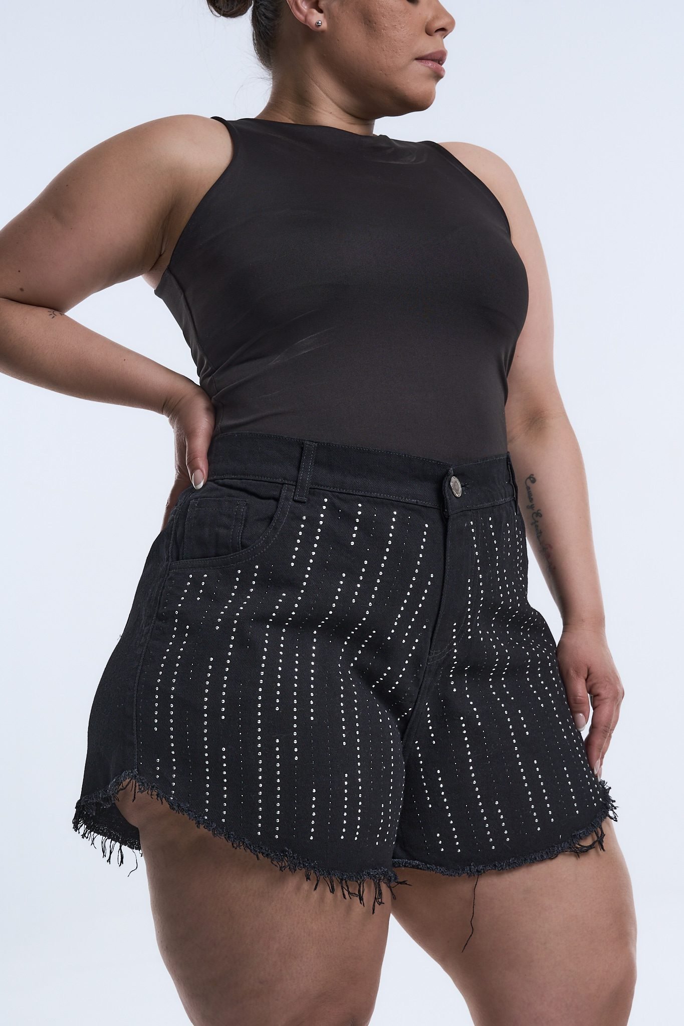 <b> SHORT OBRYNE BRILLOS </b> <i> rigido - Imagen 8