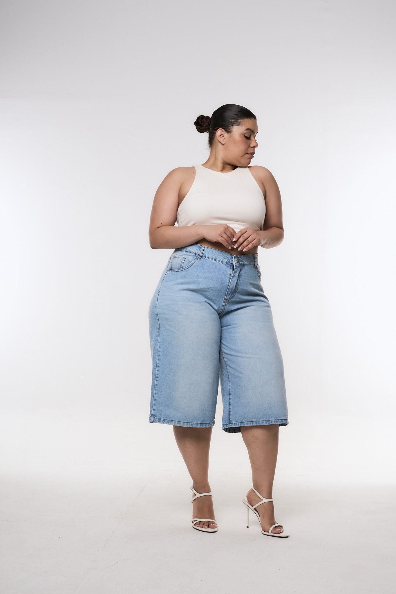 <b> BERMUDA JORT CERYNNA NEVADO BIGOTE </b> <i> rigido </i> - Imagen 4