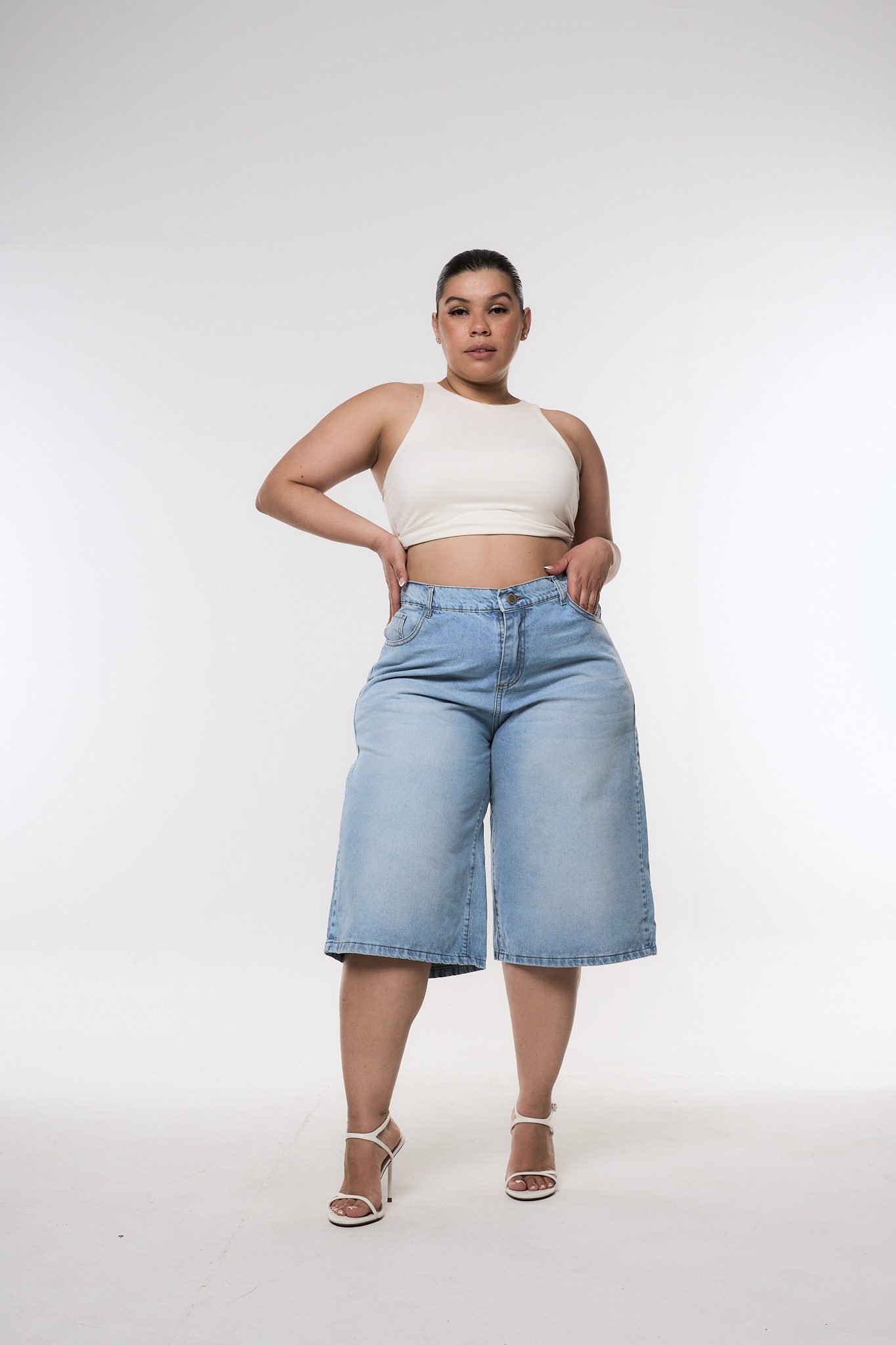 <b> BERMUDA JORT CERYNNA NEVADO BIGOTE </b> <i> rigido </i> - Imagen 7