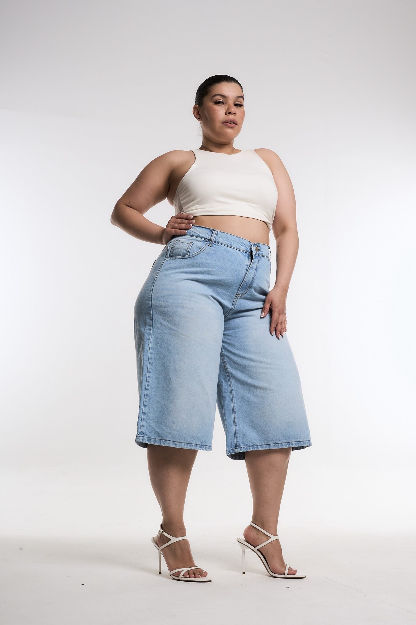 <b> BERMUDA JORT CERYNNA NEVADO BIGOTE </b> <i> rigido </i> - Imagen 5