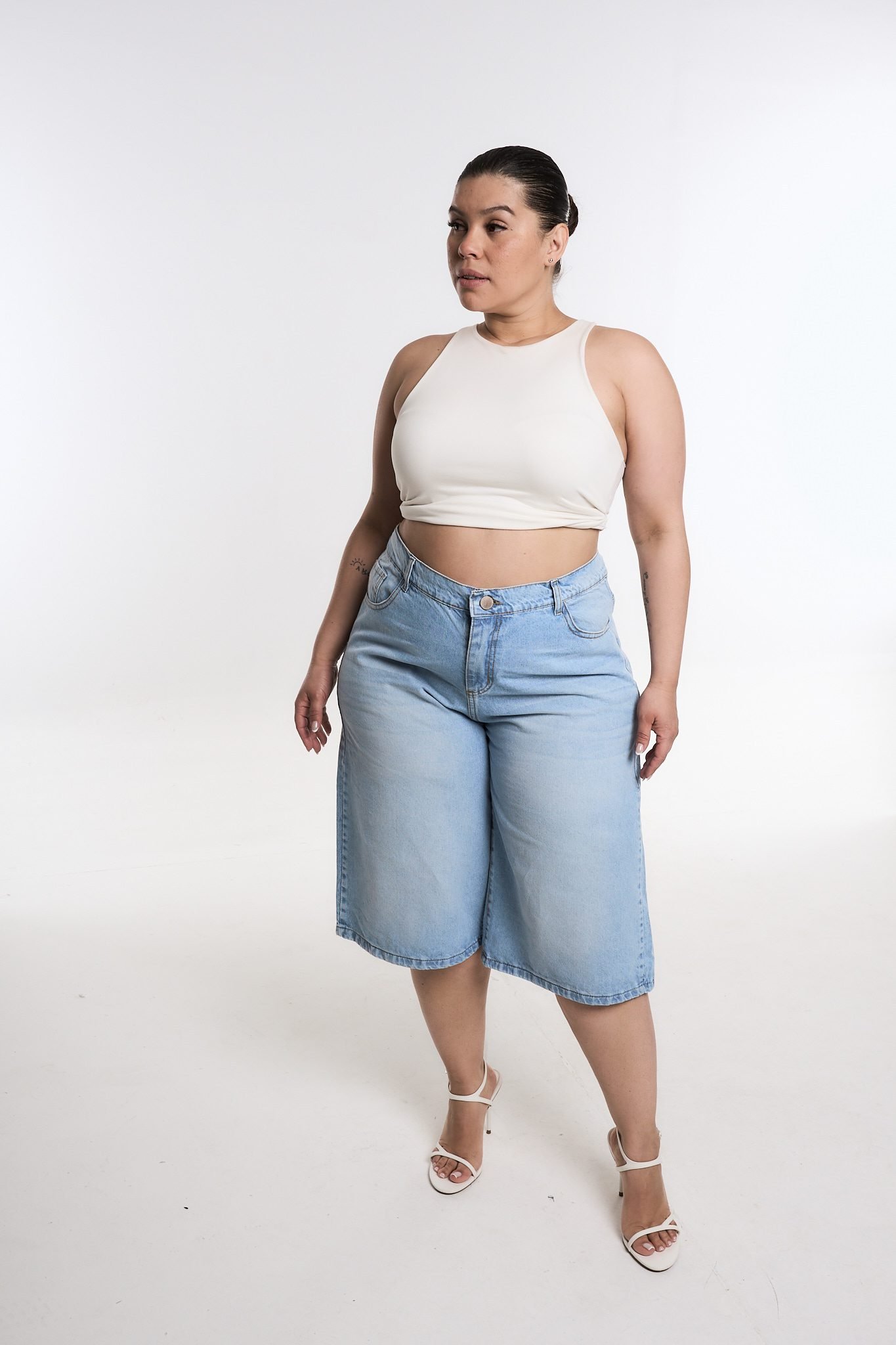 <b> BERMUDA JORT CERYNNA NEVADO BIGOTE </b> <i> rigido </i> - Imagen 6