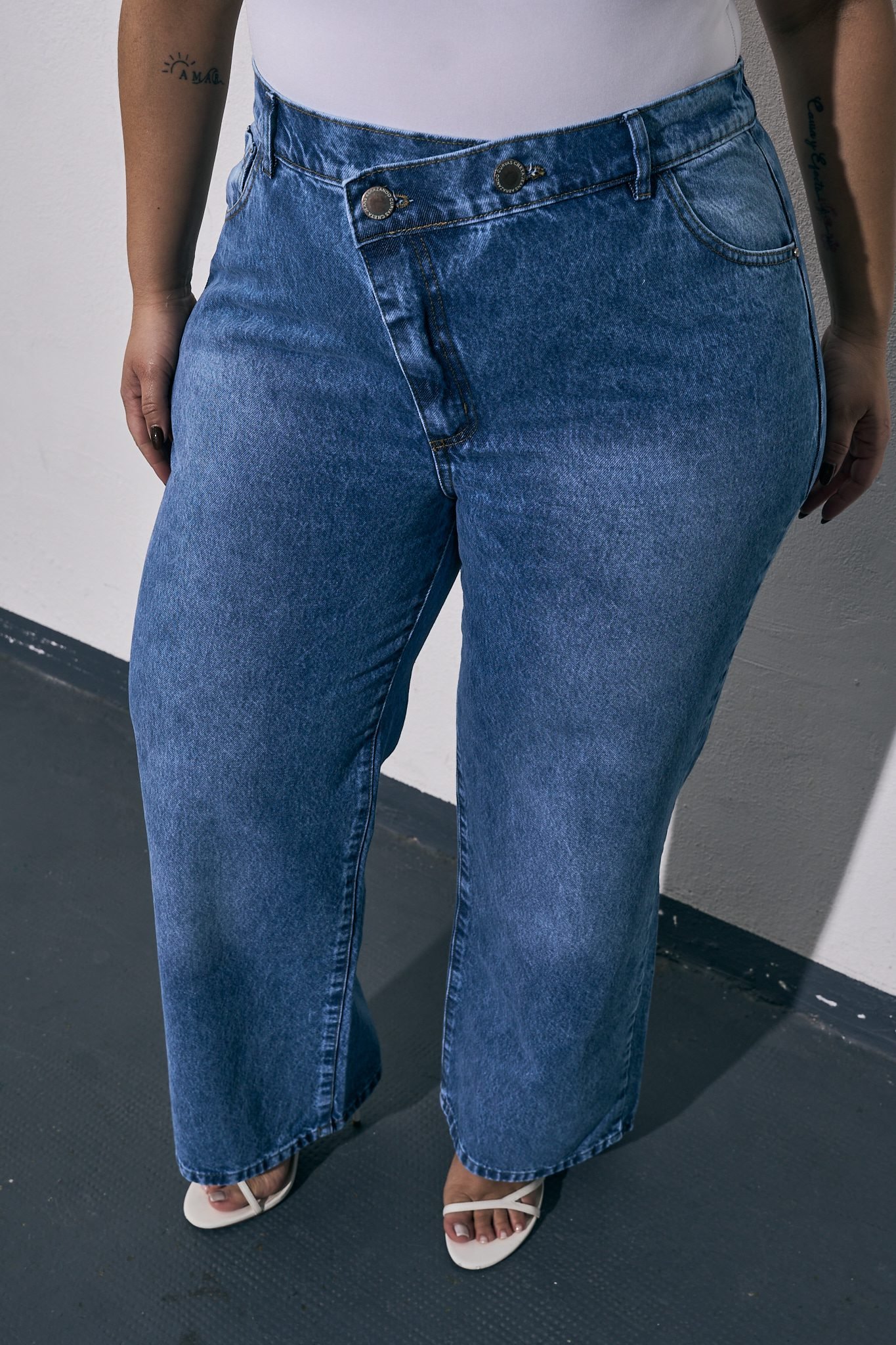 <b> MAXI WIDELEG SOIA CINTURA ELÁSTICA </b> <i> rigido </i> - Imagen 5