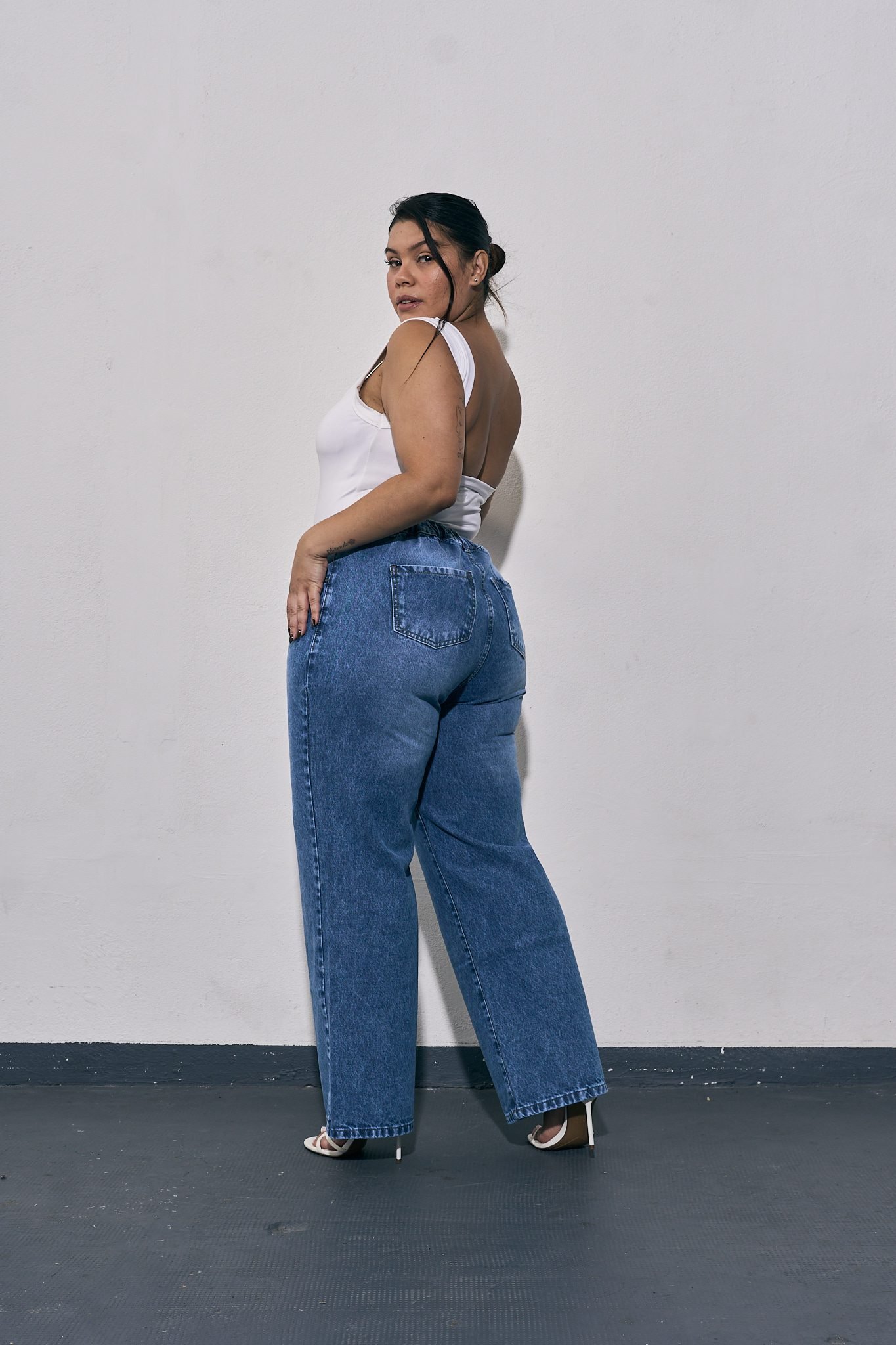 <b> MAXI WIDELEG SOIA CINTURA ELÁSTICA </b> <i> rigido </i> - Imagen 6